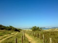 Somo beach in Cantabria, Camino del Norte, the Northern Way of Saint James in Spain