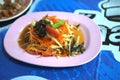 Somtam - Thai papaya salad , thai food