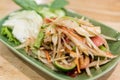 Somtum: delicious and tradition Thai foods vegetarian food