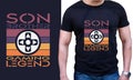 Son Brother Gaming Legend =Custom T-shirt