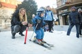 Son of Ivica Kostelic skiing