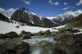 Sonamarg Glacier, Kashmir, India Royalty Free Stock Photo