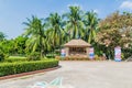 SONARGAON, BANGLADESH - NOVEMBER 21, 2016: Garden of Folk Arts Museum in Sonargaon town, Banglade