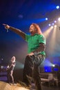 Sonata Arctica band perform on Budapest Royalty Free Stock Photo