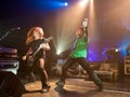 Sonata Arctica band perform on Budapest Royalty Free Stock Photo