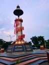 the songket monument which is a symbol of Malay pride