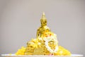 Songkhran festival - Pouring Water on Buddha Statue in Songkhran Royalty Free Stock Photo