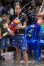 Songkran the Thai New Year`s festival Royalty Free Stock Photo