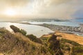 Songsan Ilchulbong view point in Jeju island, South Korea