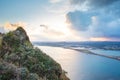 Songsan Ilchulbong view point in Jeju island, South Korea