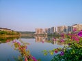 The scenery of songshan lake, dongguan city, guangdong province, China.