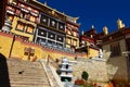 Songzanlin Temple also known as the Ganden Sumtseling Monastery, is a Tibetan Buddhist monastery in Zhongdian city( Shangri-La), Y Royalty Free Stock Photo