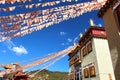 Songzanlin Temple also known as the Ganden Sumtseling Monastery, is a Tibetan Buddhist monastery in Zhongdian city( Shangri-La), Y Royalty Free Stock Photo