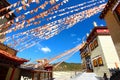 Songzanlin Temple also known as the Ganden Sumtseling Monastery, is a Tibetan Buddhist monastery in Zhongdian city( Shangri-La), Y Royalty Free Stock Photo