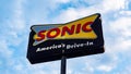 Sonic Fast Food drive in restaurant - FRANKFORT, USA - JUNE 18, 2019 Royalty Free Stock Photo