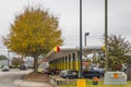 Sonic fast food restaurant back view Royalty Free Stock Photo