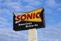 Sonic Fastfood sign Royalty Free Stock Photo