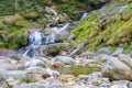 Sonogno La cascata della Froda Valle Verzasca,Ticino, Switzerland Royalty Free Stock Photo