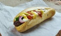 Sonoran hot dog