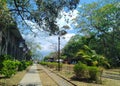 Sonsonate Railway Museum. Tourist and family destination to learn a little about the past Royalty Free Stock Photo