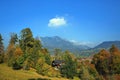 Sonthofen is a city in Bavaria Royalty Free Stock Photo