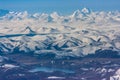 sonw mountain and lake in Himalaya