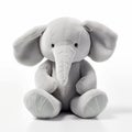 Sony Alpha A1 Style Little Elephant Plush - A Big Deal In Light Grey Royalty Free Stock Photo
