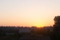 Rustic Dawn: Summer Sunrise over Brusyliv Countryside