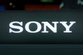 Sony Electronics Demo Display Logo Closeup Backlit Store Photography Company New October 27 2017
