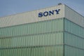 Sony headquarters in Switzerland, building with company name.