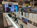 Sony Logo and Camera display inside Best Buy Store