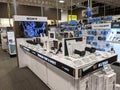 Sony Logo and Camera display inside Best Buy Store