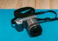 Sony Nex 5n camera on table