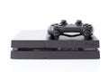 Sony PlayStation 4 game console of the eighth generation Royalty Free Stock Photo