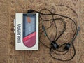 Sony Walkman portable personal audio cassette player. Model WM-24. Royalty Free Stock Photo