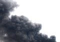 Soot. Black smoke. Royalty Free Stock Photo