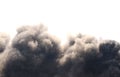 Soot. Black smoke. Royalty Free Stock Photo