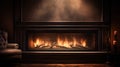 soot fireplace smoke