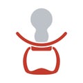 Soother icon Royalty Free Stock Photo