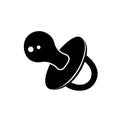 Soother icon. Vector icon Royalty Free Stock Photo