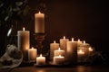 soothing candlelit ambiance with calming music for peaceful night of rest
