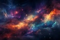 Soothing depiction of cosmic wonder, abstract, Generative AI