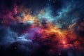 Soothing depiction of cosmic wonder, abstract, Generative AI