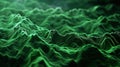 Soothing Green Noise Sleep Sound Waves Visualization