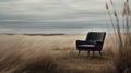 Soothing Landscapes A Dreamy Chair In The Style Of Georg Jensen