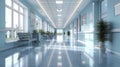 Soothing Serenity - The Calm Ambiance of a Luxuriously Appointed Hospital Corridor in Healthcare