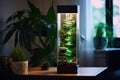 a soothing, trickling indoor waterfall styled night light