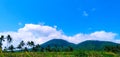 a soothing view from the foot of the Tanggamus mountain, Tanggamus, Lampung, Indonesia