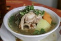 Sop buntut or oxtail soup. Indonesian traditional culinary Royalty Free Stock Photo