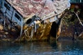 Soper's Hole Shipwreck Royalty Free Stock Photo
